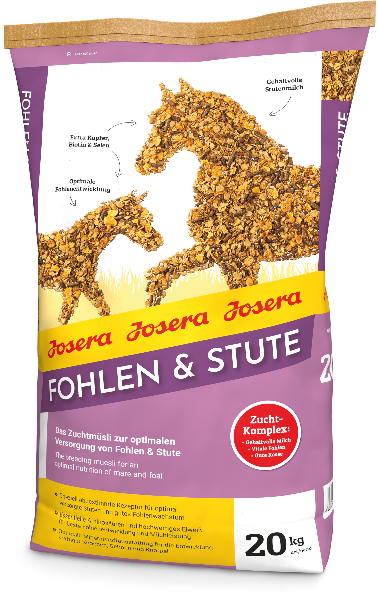 Josera Pferd Fohlen & Stute 20kg im Sack