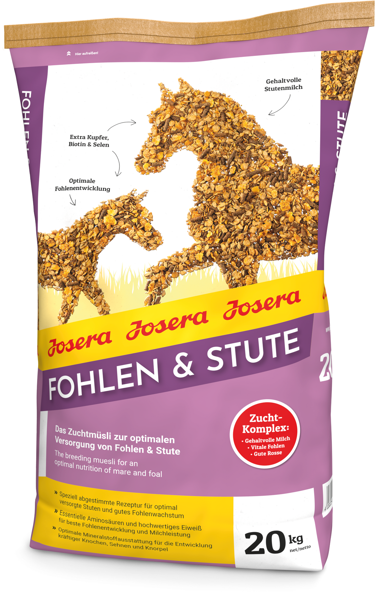 Josera Pferd Fohlen & Stute 20kg im Sack