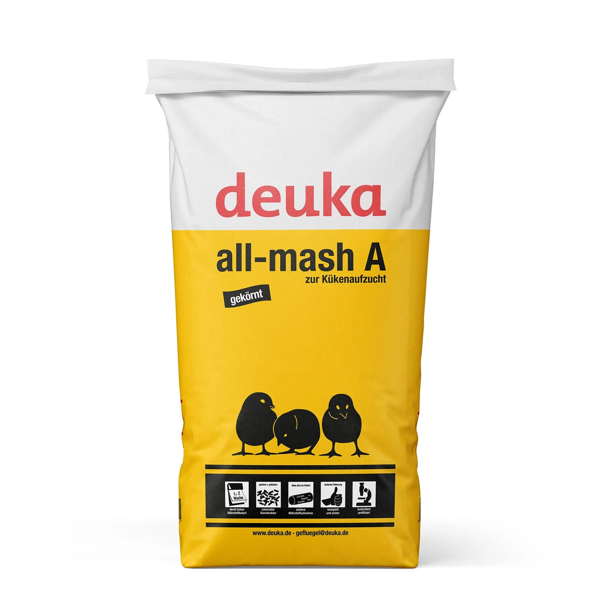 Deuka all-mash A gekörnt ohne Cocci 25kg im Sack