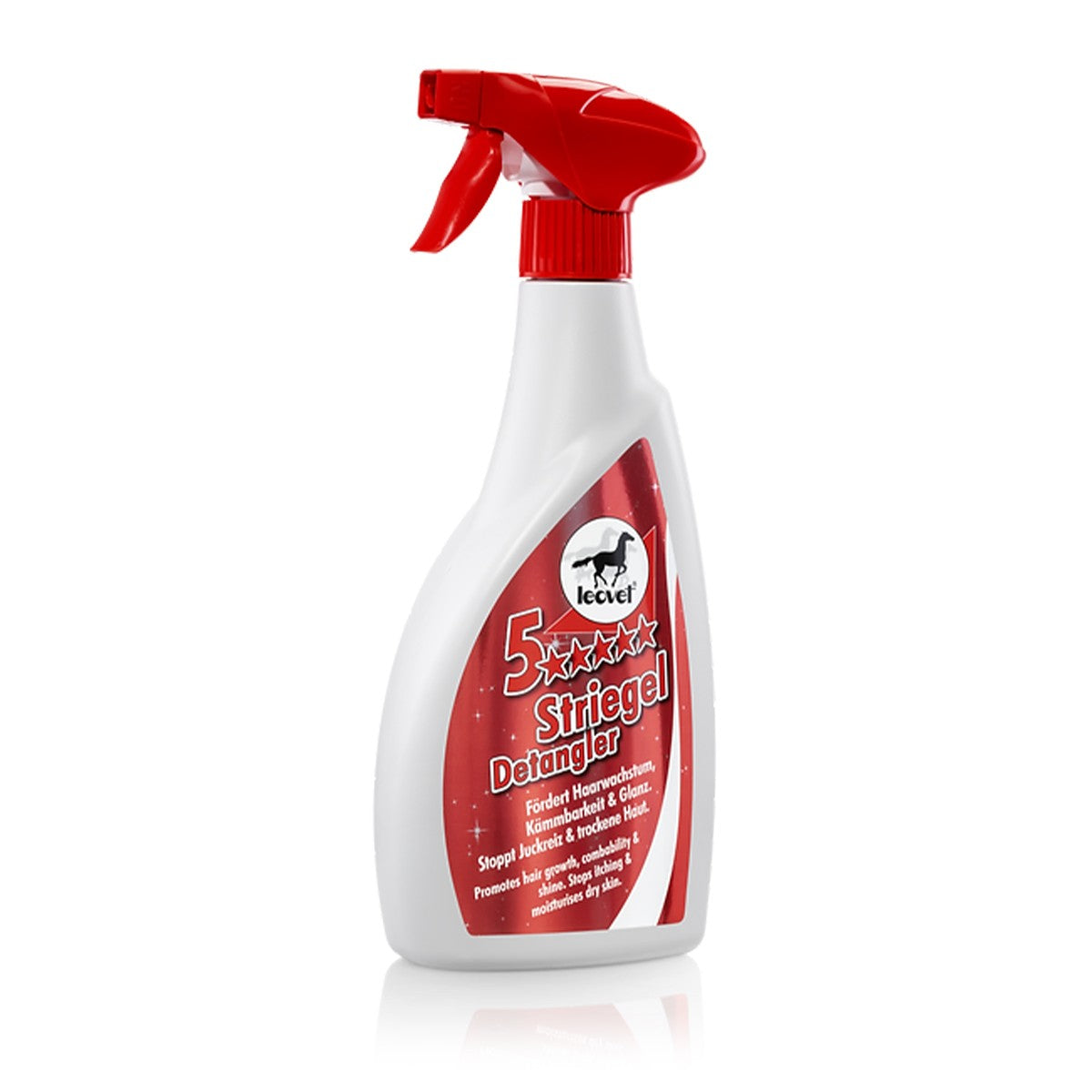 Leovet 5-Sterne Striegel 2500ml - Pflegendes Fell-, Schweif- und Mähnenspray für Pferde