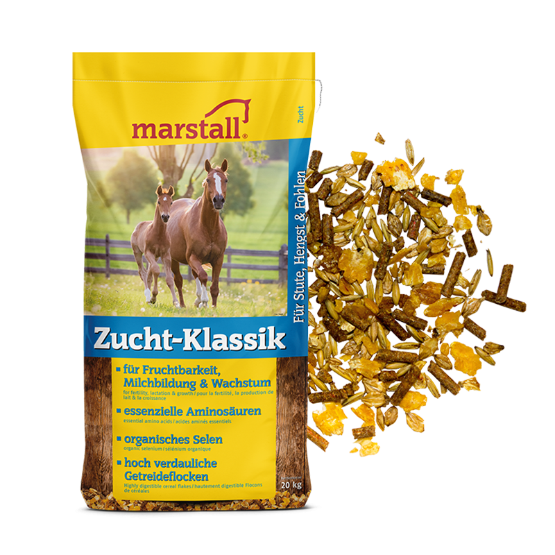 marstall Zucht-Klassik 20kg im Sack mit Detail lose Ware
