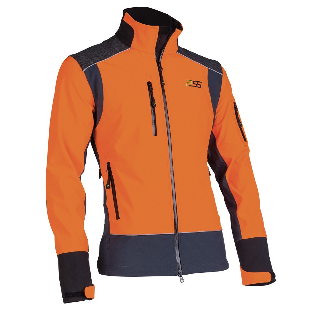 PSS Softshelljacke X-treme Shell orange/schwarz
