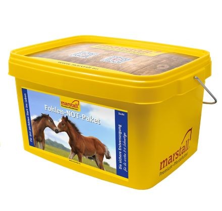 marstall Fohlen-NOT-Paket im Eimer