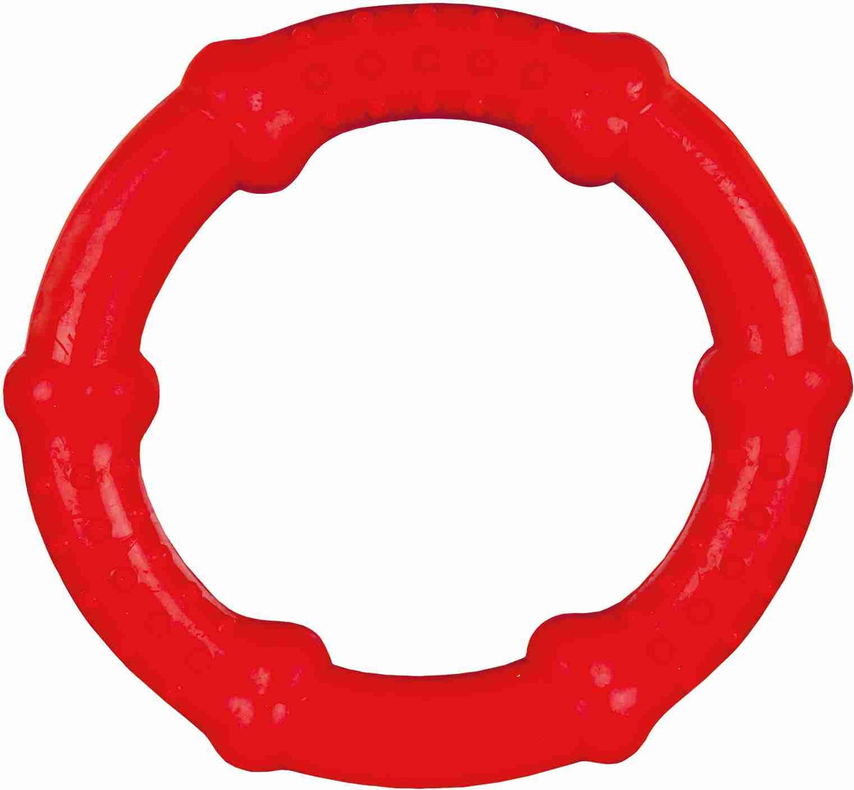 Aqua Toy Ring Spielzeug für Hunde, Ø 16cm, rot