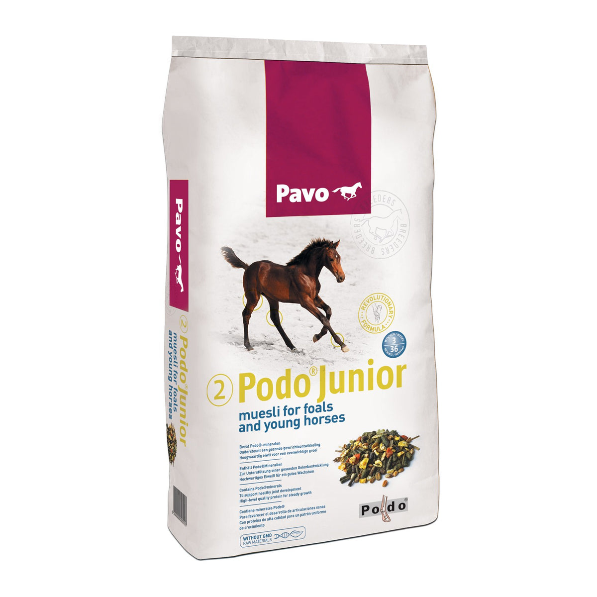 Pavo Podo Junior Müsli 15kg im Sack