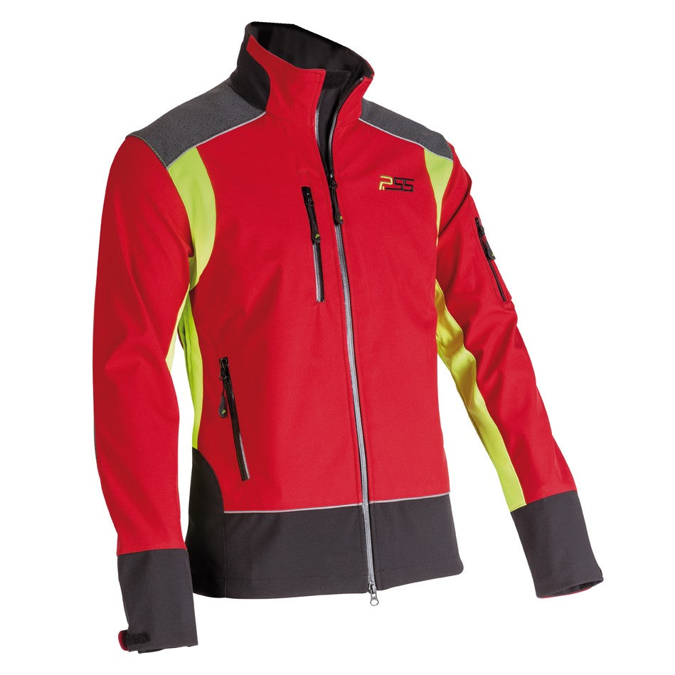PSS Softshelljacke X-treme Shell rot/gelb