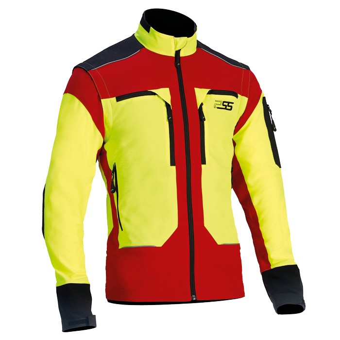 PSS Funktionsjacke X-treme Vario rot/gelb