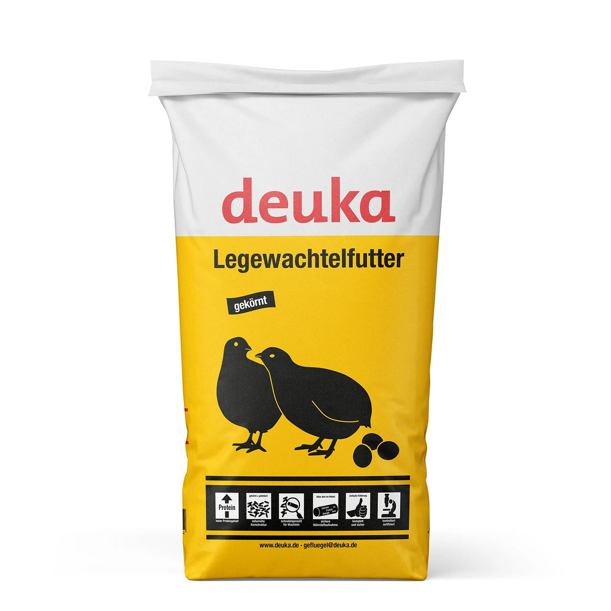 Deuka Legewachtelfutter gekörnt 25kg im Sack
