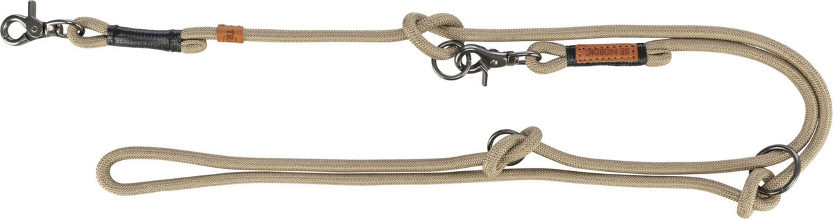 BE NORDIC Verlängerungsleine, L-XL: 2,00m, ø 13 mm sand/schwarz