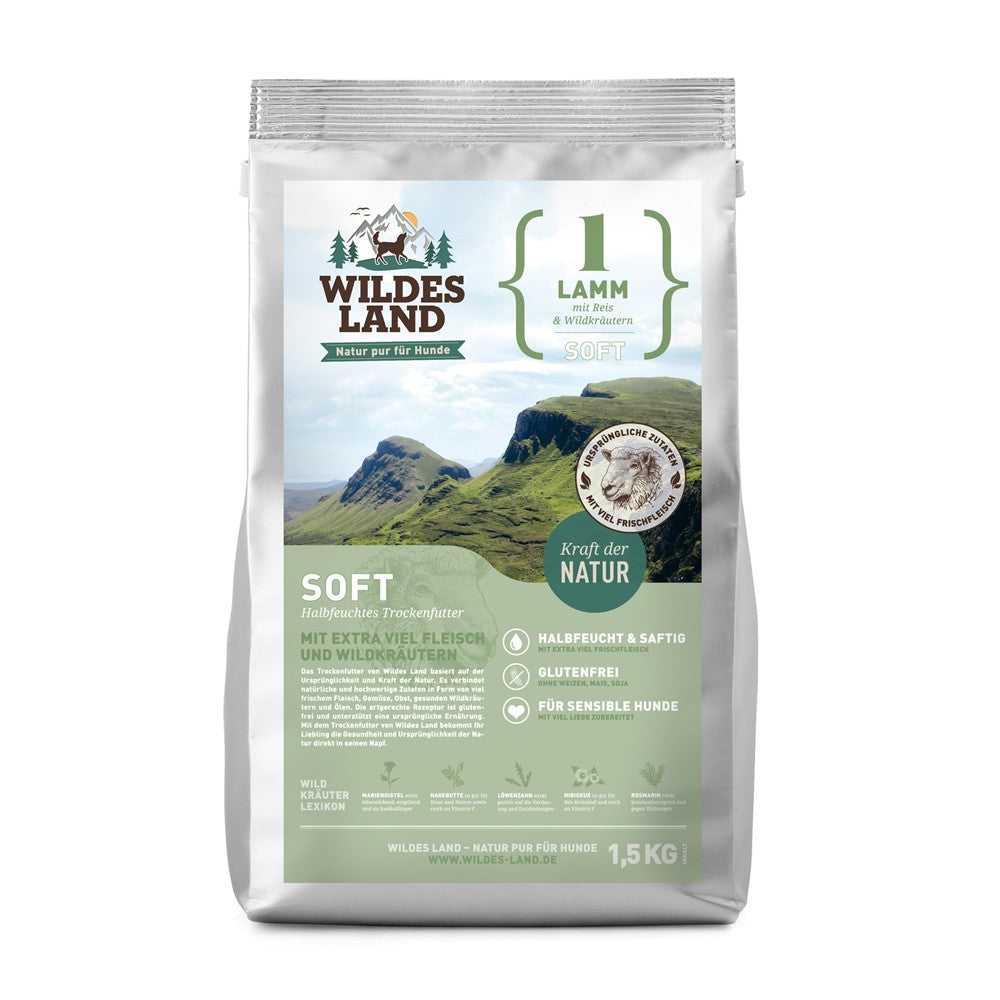 Wildes Land Soft Adult Lamm mit Reis und Wildkräutern