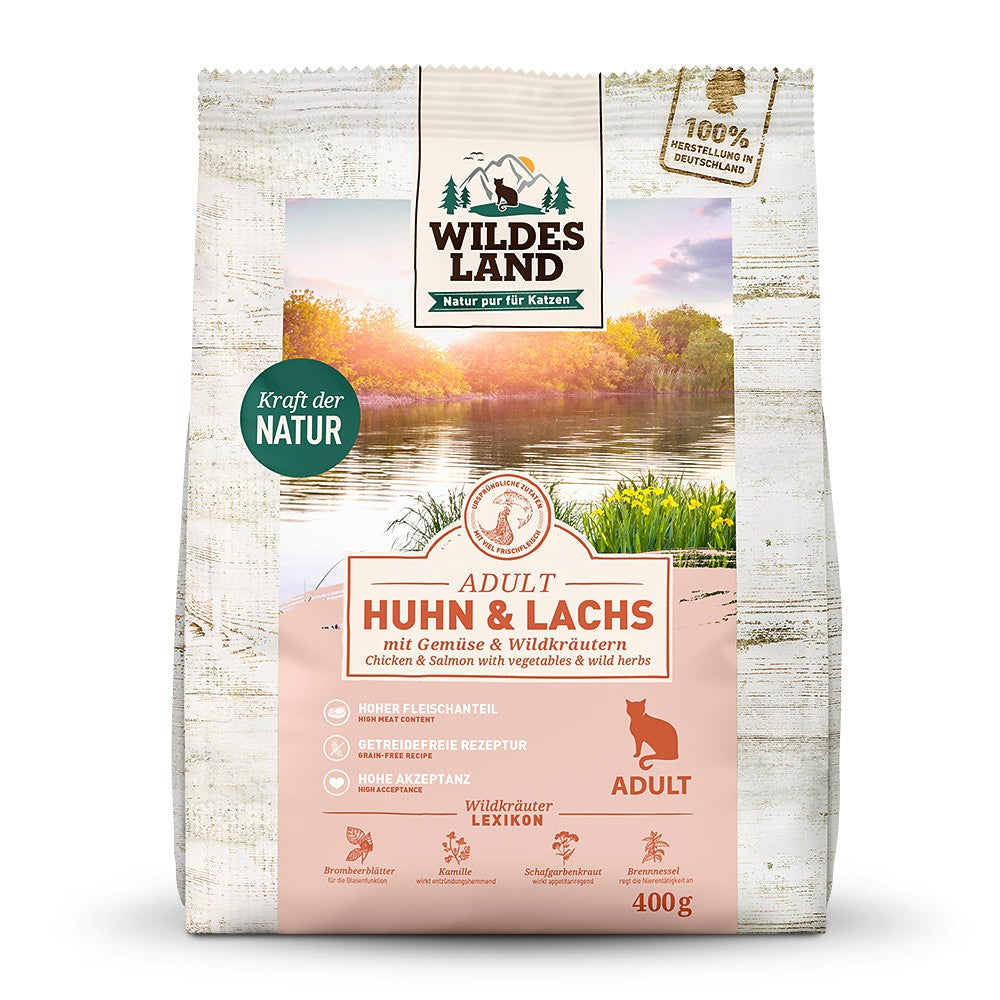 Wildes Land Classic Adult Huhn und Lachs mit Gartengemüse