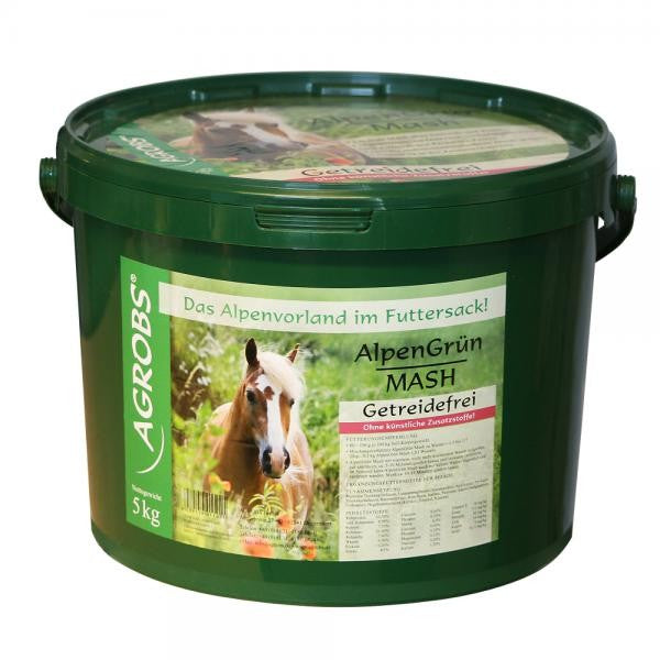 Agrobs Alpengrün Mash im 5 kg Eimer