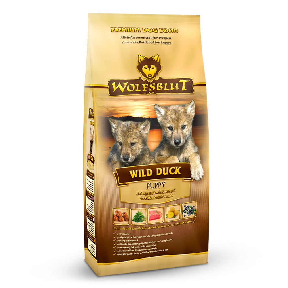 Wolfsblut Wild Duck Puppy - Ente mit Kartoffel