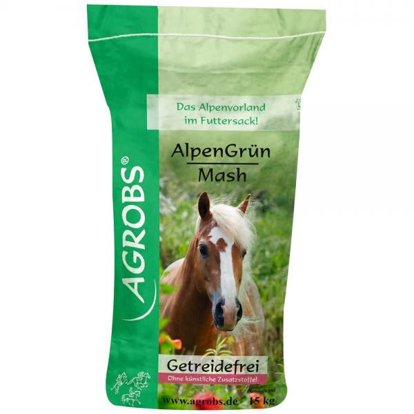 Agrobs Alpengrün Mash im 15 kg Sack