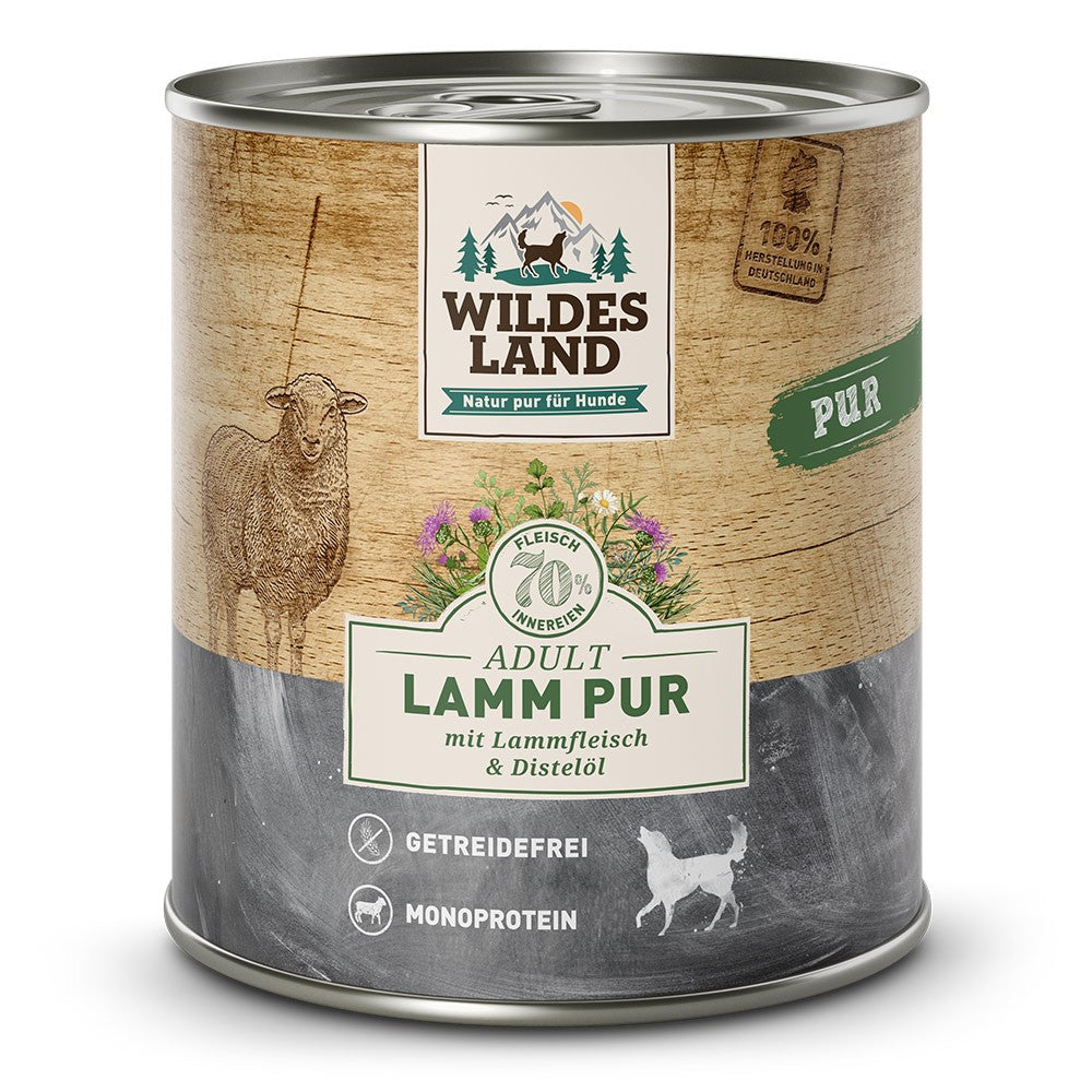 Wildes Land PUR Adult Lamm mit Distelöl