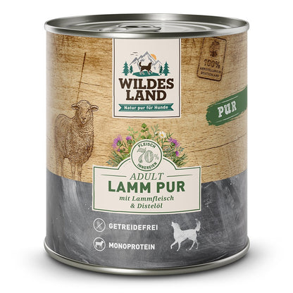 Wildes Land PUR Adult Lamm mit Distelöl