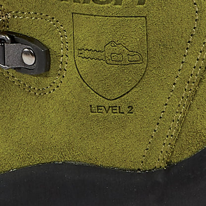 Detail Schnittschutz PSS Schnittschutzschuh Perfekt GTX grün
