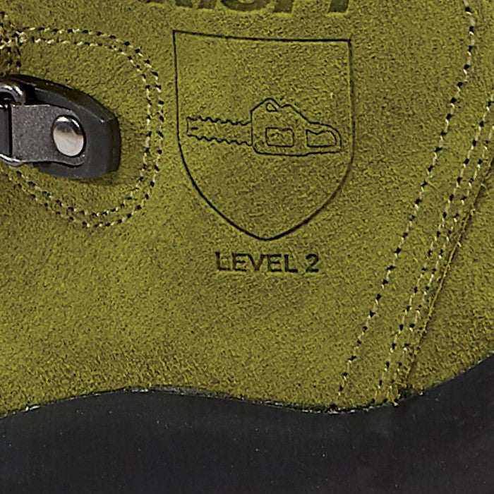 Detail Schnittschutz PSS Schnittschutzschuh Perfekt GTX grün
