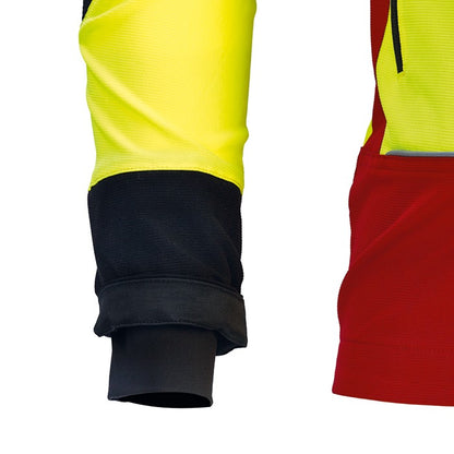 Ärmelband PSS Funktionsjacke X-treme Vario rot/gelb