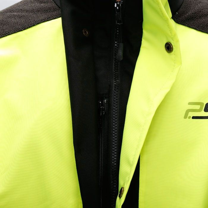 Reißverschluss PSS Regenjacke X-treme Rain gelb/rot