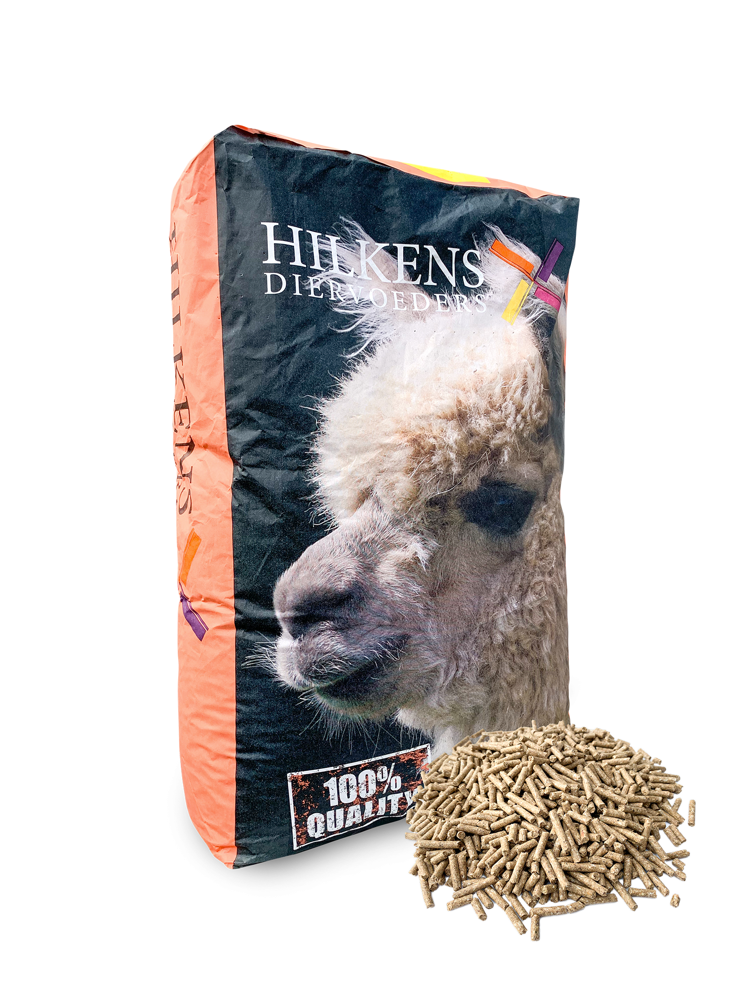Hilkens Alpaca Energy (Winter) 20kg im Sack mit etwas loser Ware davor