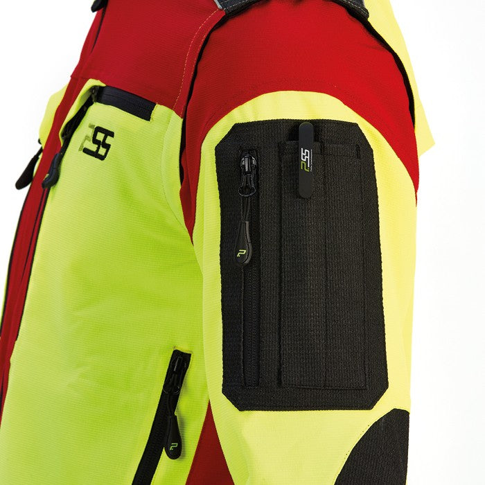 Schultertasche PSS Funktionsjacke X-treme Vario rot/gelb