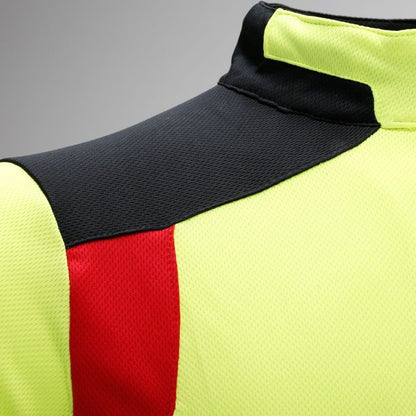 Schulter PSS Funktionsshirt X-treme Skin kurzarm gelb/rot