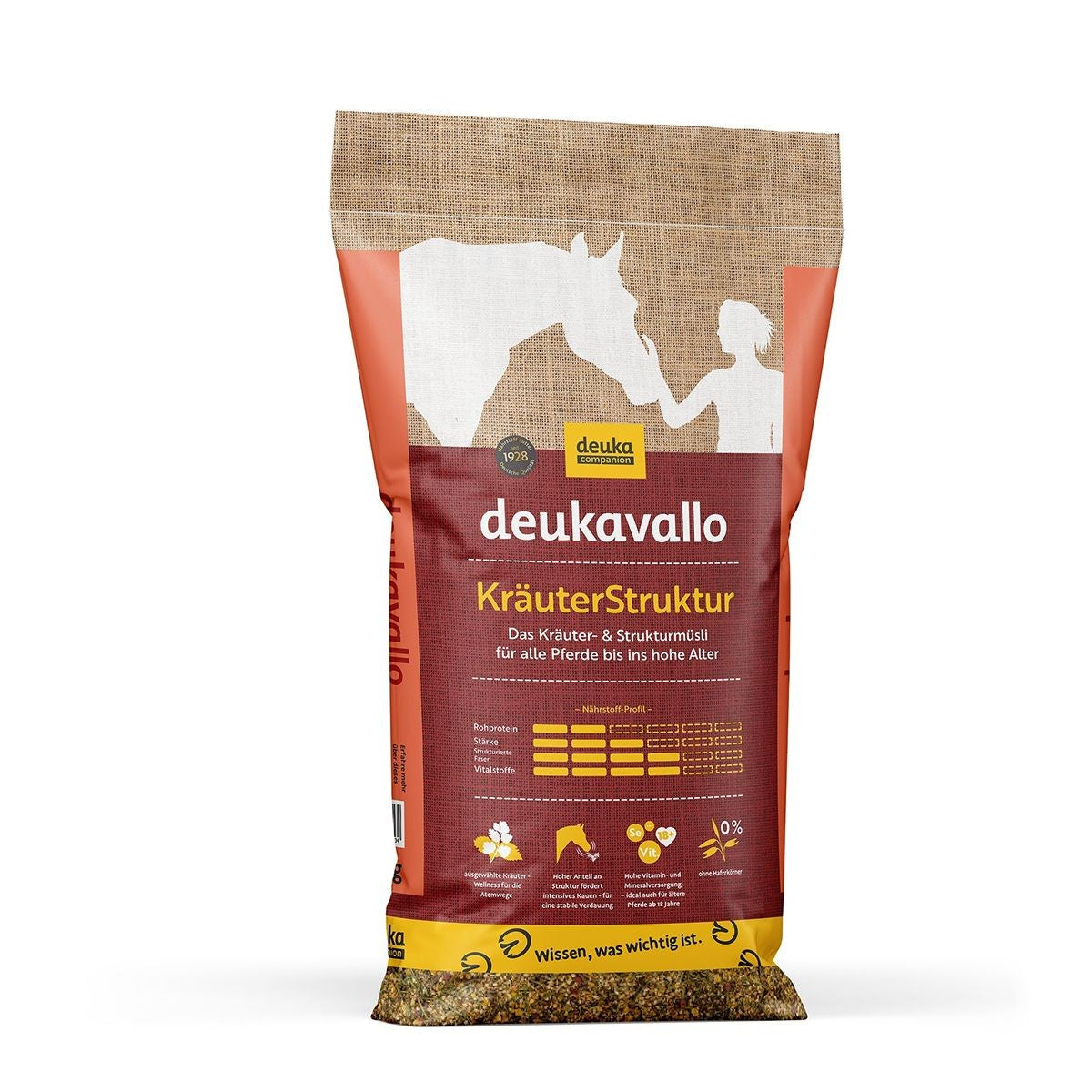 Deukavallo KräuterStruktur 15kg - mit Luzerneheu und wohltuenden Kräutern