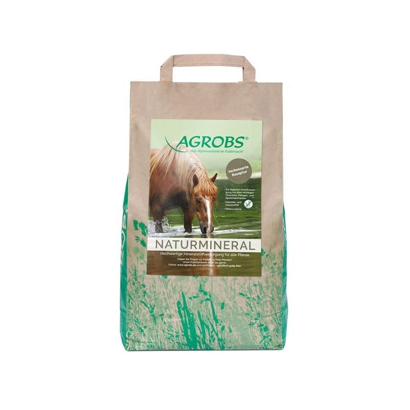 Agrobs Naturmineral 10kg Nachfüller - getreide- und melassefreies Mineralfutter