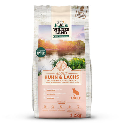 Wildes Land Classic Adult Huhn und Lachs mit Gartengemüse