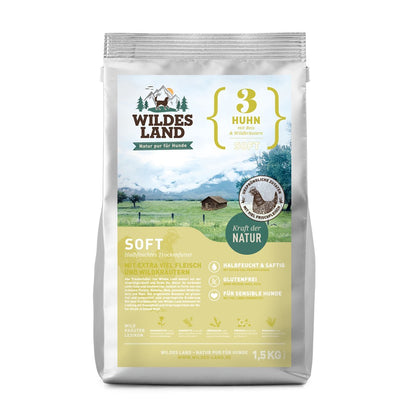 Wildes Land Soft Adult Huhn mit Reis und Wildkräutern