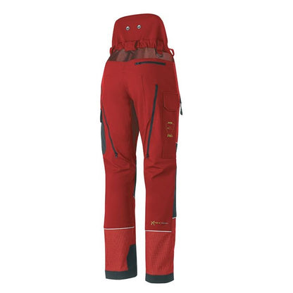 Rückseite PSS Schnittschutzhose X-treme Vectran rot
