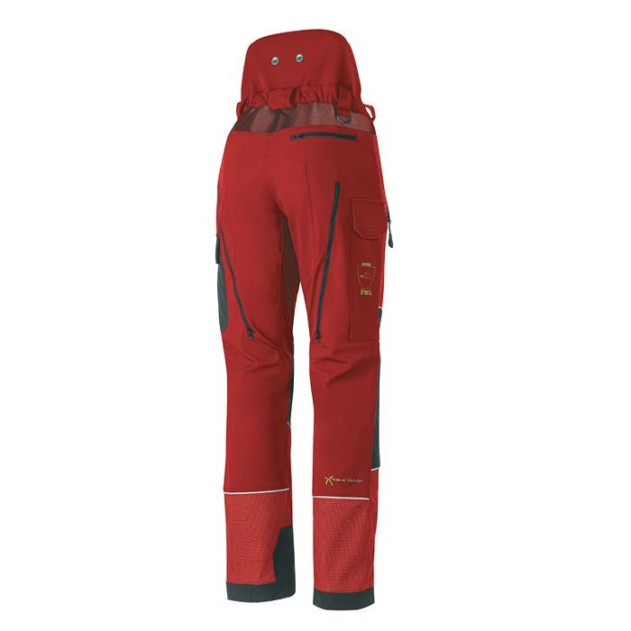 Rückseite PSS Schnittschutzhose X-treme Vectran rot