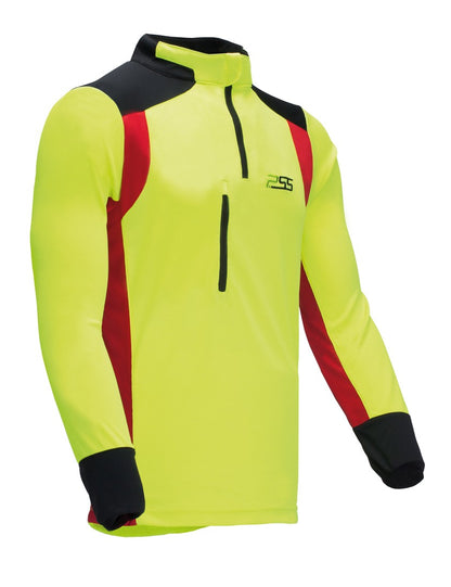 PSS Funktionsshirt X-treme Skin langarm gelb/rot