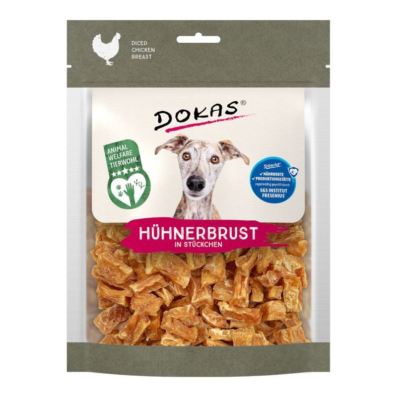 Dokas Hühnerbrust in Stückchen 200g im Beutel