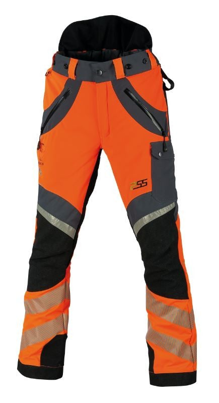 PSS Schnittschutzhose X-treme Air EN ISO 20471 orange