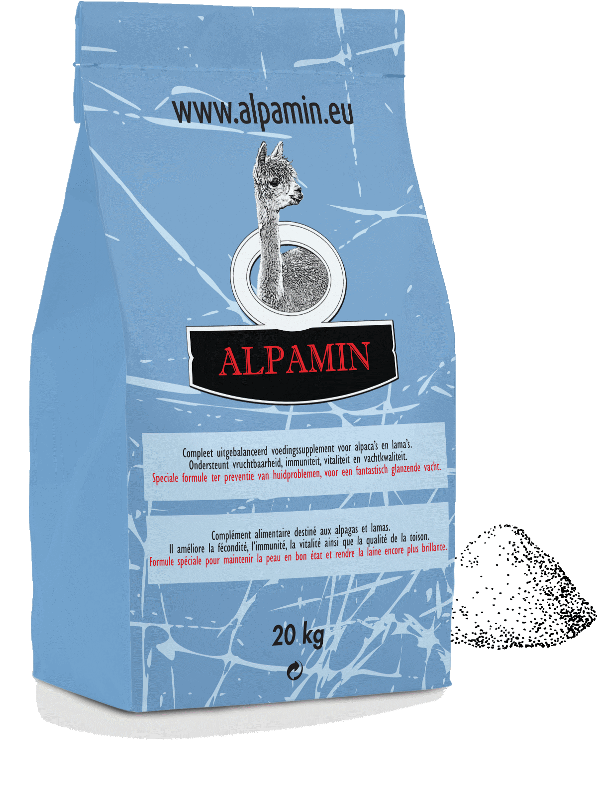 Alpamin 20kg im Sack Vitamin- und Mineralstoffergänzung für Lamas und Alpakas