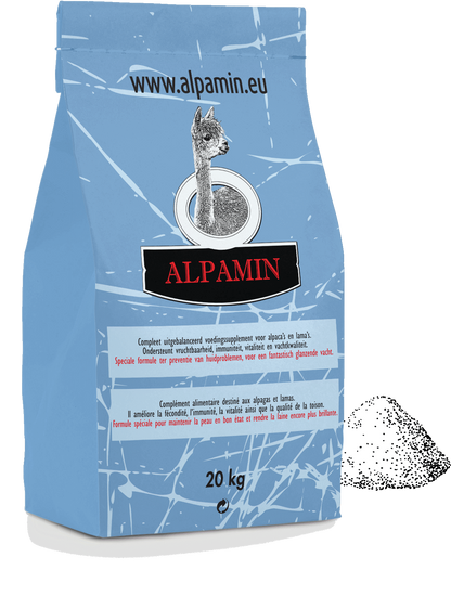 Alpamin 20kg im Sack Vitamin- und Mineralstoffergänzung für Lamas und Alpakas