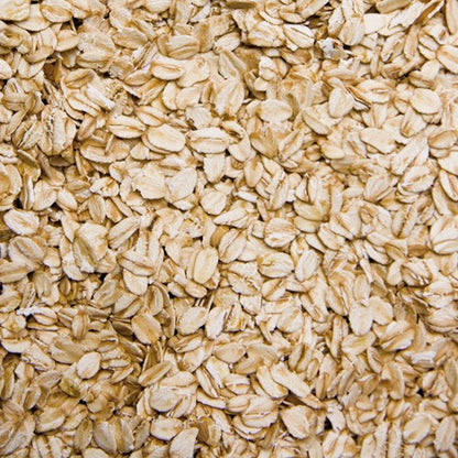 Höveler Haferfutterflocken Detailausschnitt lose Ware