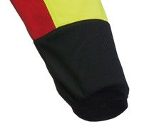 Ärmelbündchen PSS Funktionsshirt X-treme Skin langarm gelb/rot