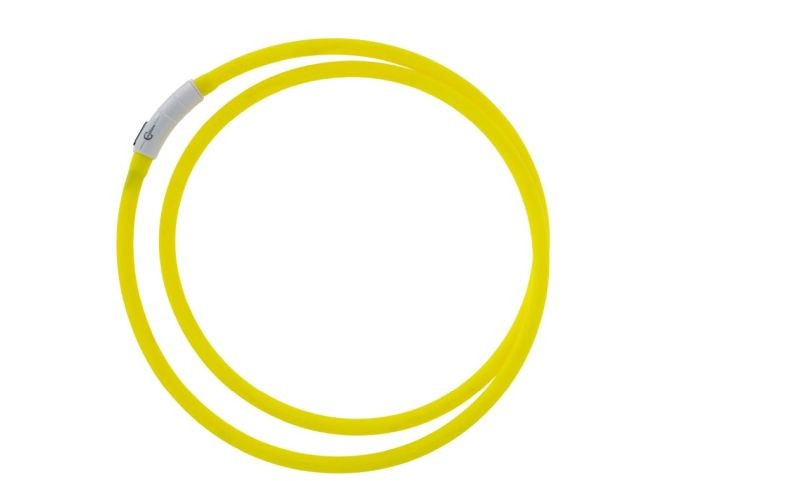Halsring LED 10mmx150cm gelb