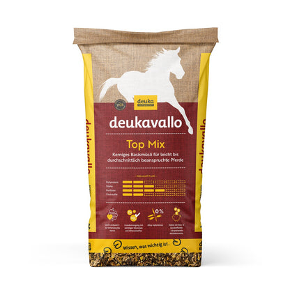 Deukavallo Top Mix 20kg - hochwertiges Basisfutter für Pferde