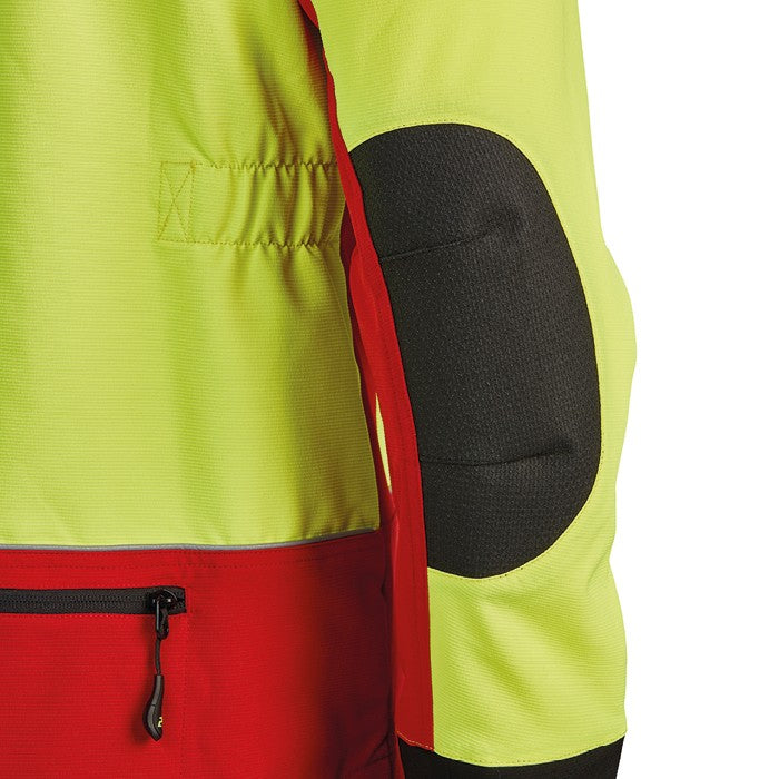 Ellbogen PSS Funktionsjacke X-treme Vario rot/gelb