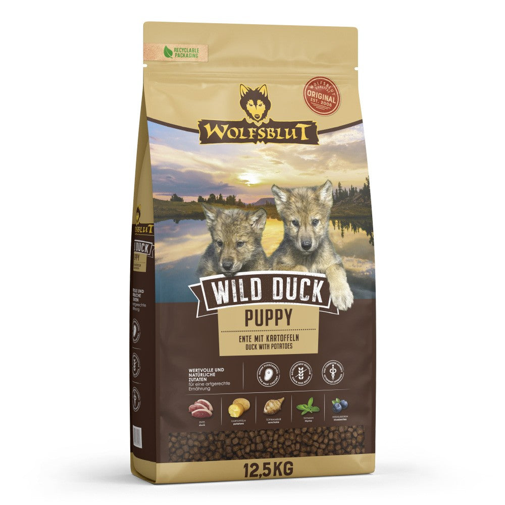 Wolfsblut Wild Duck Puppy - Ente mit Kartoffel 