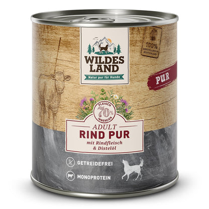 Wildes Land PUR Adult Rind mit Distelöl