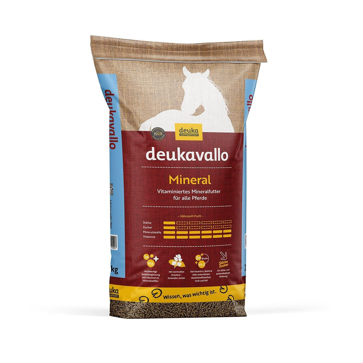 Deukavallo Mineral 20kg - Mineralfutter für Pferde mit essentiellen Aminosäuren