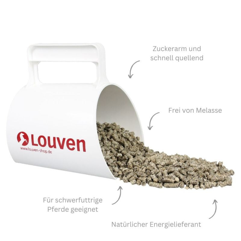 Louven Rübenschnitzel 6 mm unmelassiert 25kg - unmelassierte und zuckerreduzierte Rübenschnitzelpellets