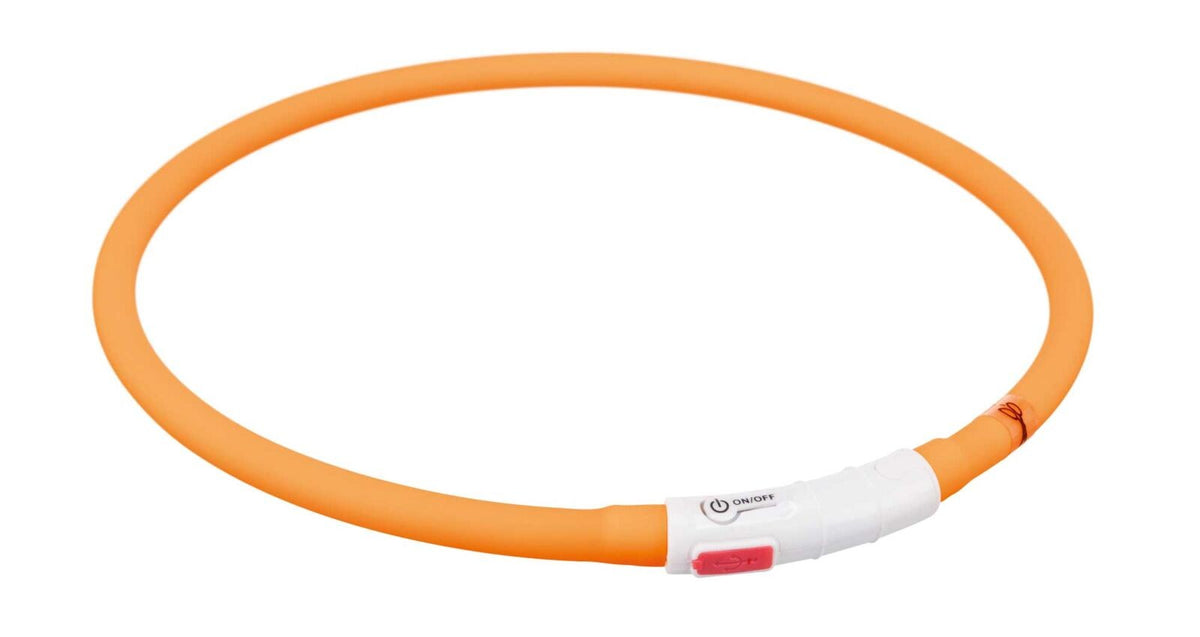 Flash Leuchtring USB, Silikon, Größe: XS–XL: 70 cm, Ø 10mm