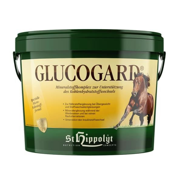 St. Hippolyt Glucogard 3kg - Nährstoffkonzentrat für Pferde mit Stoffwechselstörungen
