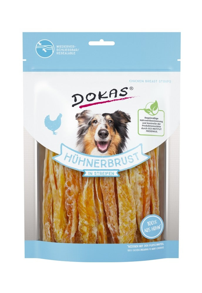 Dokas Hühnerbrust Streifen 250g